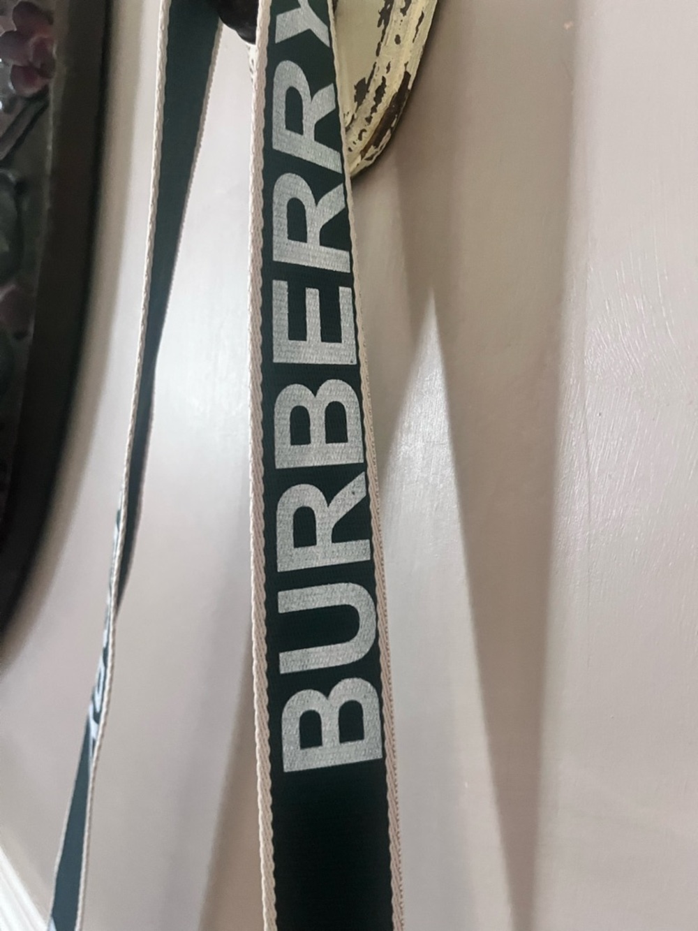 Burberry style  Green and Brown Plaid Crossbody with Logo Strap - Picture 5 of 11